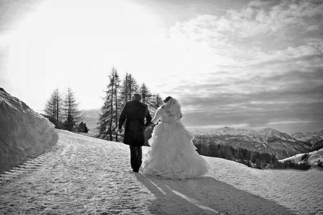 Il White Wedding in montagna con il fotografo Claudio Rossoni
