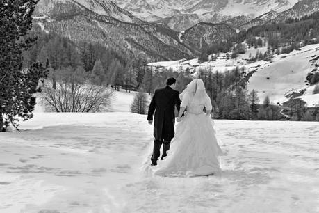 Il White Wedding in montagna con il fotografo Claudio Rossoni