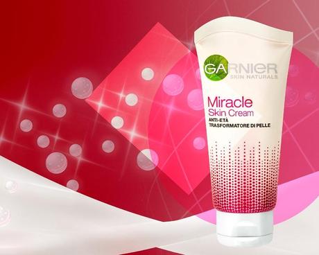 Garnier presenta Miracle Skin Cream: il nuovo trattamento anti-età trasformatore di pelle