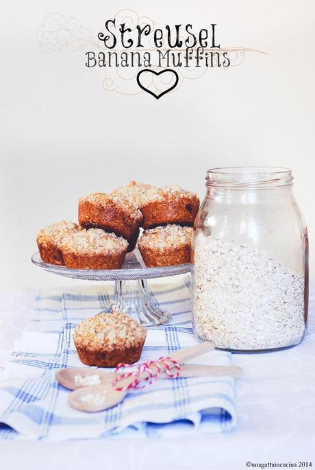 Streusel Banana Muffins