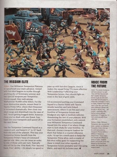 Astra Militarum: ultime immagini dal White Dwarf