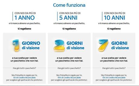 Solo per Te - Più Giorni Sky | la promozione fedeltà fino al 10 Giugno 2014 Sky proroga l'iniziativa fedeltà ''Più Giorni Sky'' fino al 10 Giugno 2014