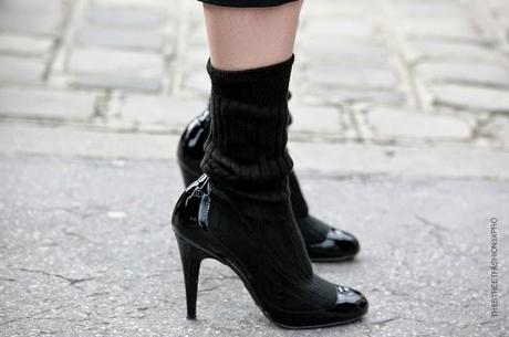 In the Street...Stiletto+Sock, New York, Milan & Paris