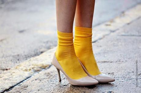 In the Street...Stiletto+Sock, New York, Milan & Paris