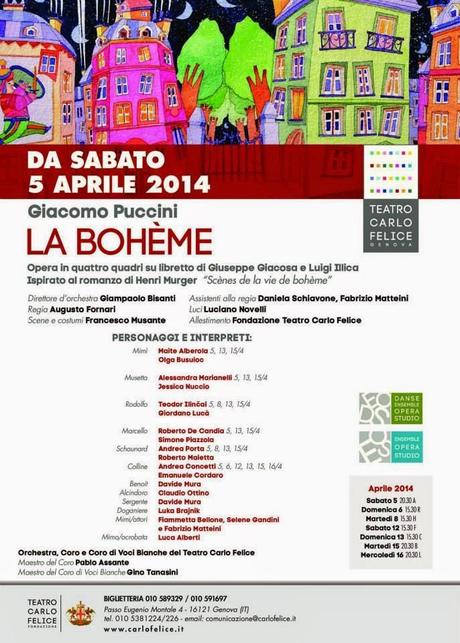 Teatro Carlo Felice Genova: Bohème con scene e costumi di Francesco Musante