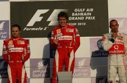 Bahrain 2010 podium