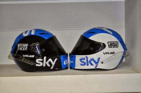 Agv PistaGP Team Sky VR46 2014 - painted by DiD Design