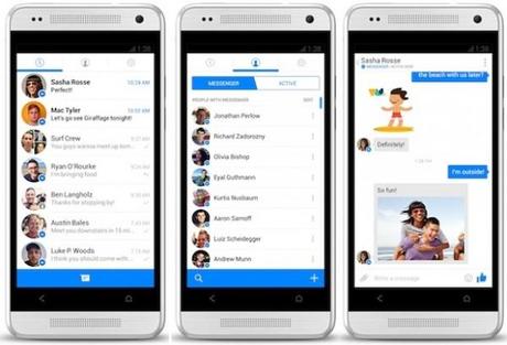 Facebook Messenger Update UI 600x409 Facebook Messenger per Android si aggiorna ed introduce i gruppi applicazioni  Facebook Messenger per Android facebook messenger facebook 