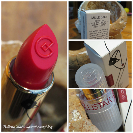 Collistar limited edition Ti Amo Italia - Mille Baci rossetto luce e colore SPF15 col.55 Rosso Roma