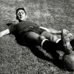 Sport. Football. circa 1950. Alcides Edgardo Ghiggia, Uruguay. He scored the goal that won the 1950 World Cup when Uruguay defeated Brazil in the Maracana Stadium, Rio de Janeiro in front of an estimated 200,000 fans. Born 22nd December 1926; 12 appearanc