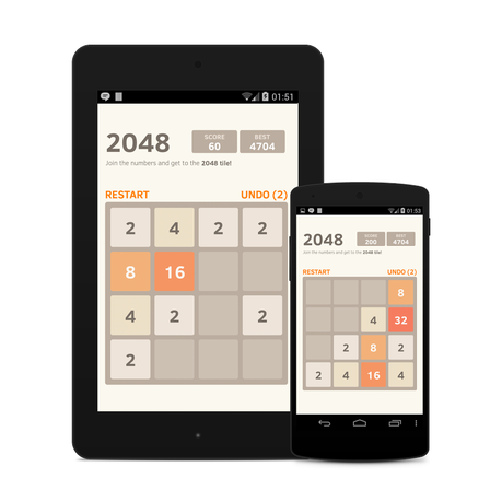  2048: Ecco il gioco che sta spopolando sugli smartphone Android ed iOS [Migliori Giochi Telefoni]