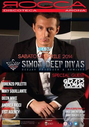12/4 Simon From Deep Divas: @ La Rocca Arona (Novara)
