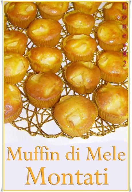 MUFFIN DI MELE MONTATI