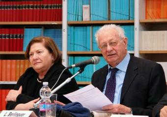 Gli europarlamentari Amalia Sartori e Luigi Berlinguer