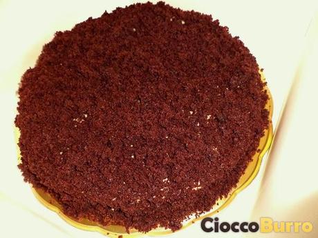 Torta sbriciolata al caffè e cioccolato