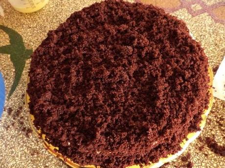 Torta sbriciolata al caffè e cioccolato