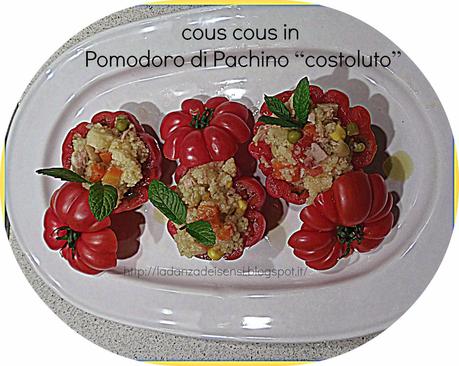 Cous Cous di verdure in Pomodoro di Pachino Costoluto