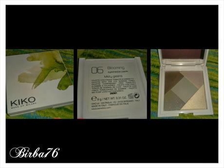 BLOOMING EYESHADOW PALETTE NR. 06 “MISTY GREENS” DELLA KIKO REVIEW