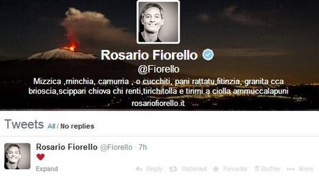 Rosario Fiorello torna sui social: il primo Tweet dopo l’incidente