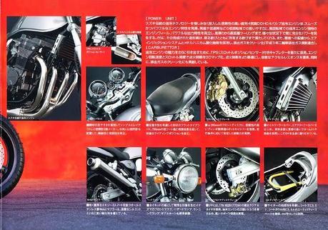 Vintage Japan Brochures: Suzuki GSX 400 Inazuma 2001