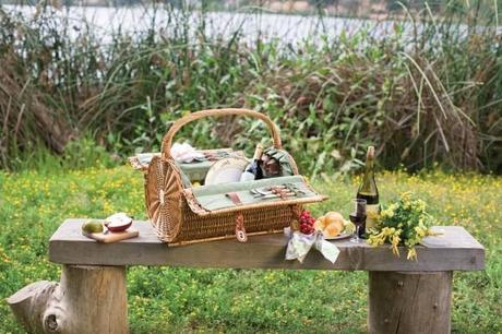 Picnic shabby chic in Umbria