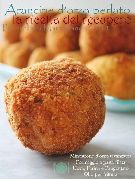 Arancine d’orzo perlato, la ricetta del recupero