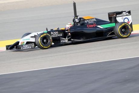 Nessun problema tra la Force India e lo sponsor Sahara Sergio-Perez_Test_Bahrain_2014 (1)