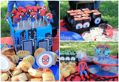 Festa di compleanno di Spiderman al parco