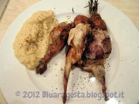 Voglia di medioevo: fagiano, ripieno di quaglia, ripiena di uva e fichi con polenta di fave secche 9-fagiano ripieno di quaglia ripiena di fichi e uva