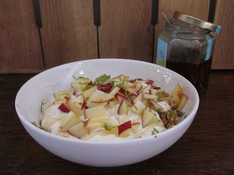 Colazione nutriente? Muesli, yogurt e mele! Bontà a non finire!