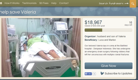 Napoletana aggredita a Bali, aiutala a tornare a casa valeria