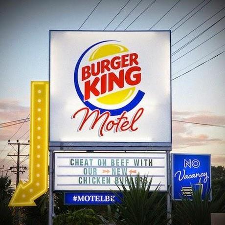 Burger King apre un motel - per incoraggiare l'infedeltà. Al manzo.