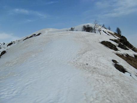 Salita invernale sul Monte Ostano