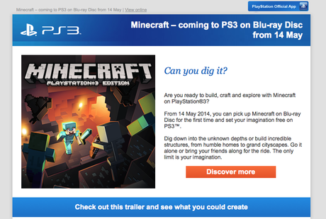 Minecraft per PlayStation 3 avrà una copia fisica - Notizia - PS3
