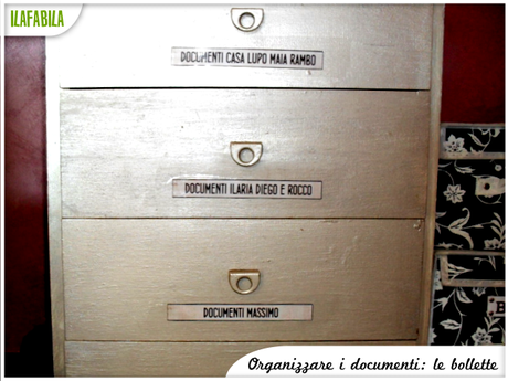 Organizzare i documenti: le Bollette