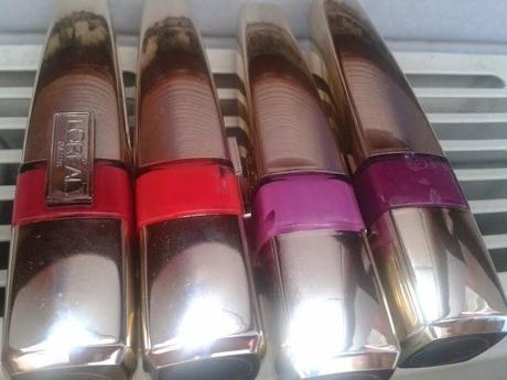 Review L'oreal shine caresse numero 200,300,400 e 402!!!