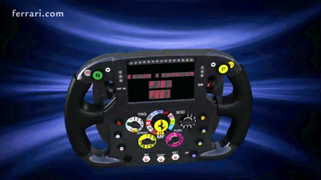 Descrizione del volante della Ferrari F14 T