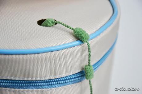 One-minute tutorial: How to make an upcycled yarn holder