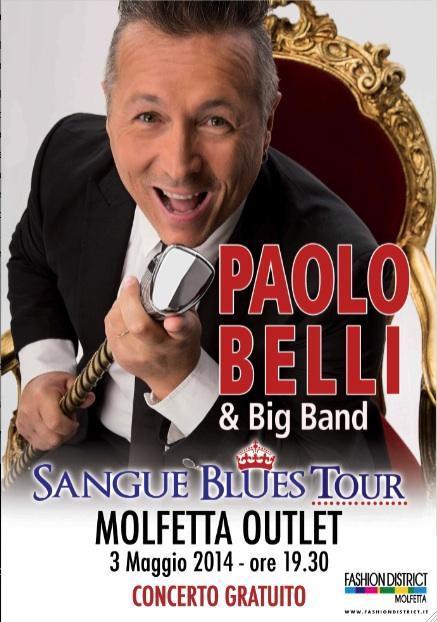 Paolo Belli: sabato 3 maggio live a Molfetta