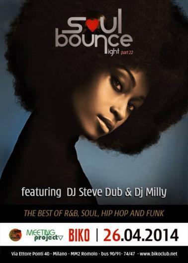 Soul Bounce, la serata black condotta da Steve Dub torna al Biko