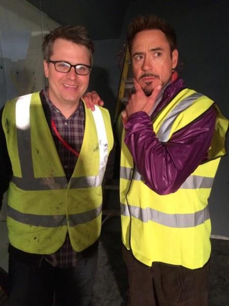 Avengers: Age of Ultron   Prima immagine di Downey Jr. sul set  Scarlett Johansson Robert Downey Jr. Marvel Studios Mark Ruffalo Joss Whedon Jeremy Renner James Spader Elizabeth Olsen Chris Evans Avengers: Age of Ultron Aaron Taylor Johnson 