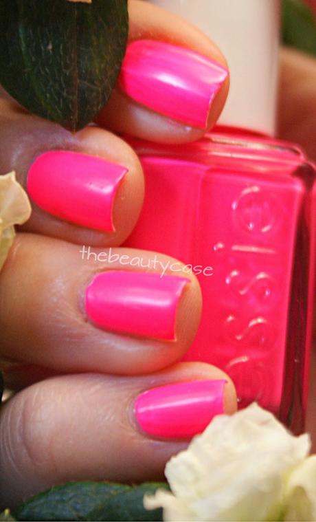 Neon Week #7 Essie Punchy Pink