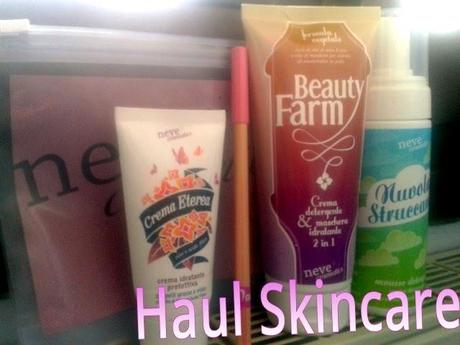 Haul Neve Cosmetics: Vai con la skincare parte 2!!!