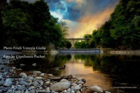 Cividale il Natisone sullo sfondo il ponte del diavolo - Gianfranco Pucher
