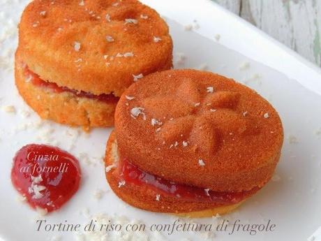 tortine di riso e fragole 