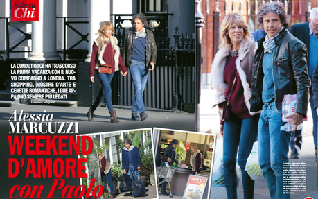 marcuzzi Dal Grande Fratello 13 alla fuga d’amore: Alessia Marcuzzi a Londra con il nuovo compagno