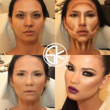 Make up: foto incredibili che mostrano i miracoli del contouring