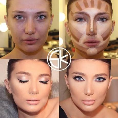 Make up: foto incredibili che mostrano i miracoli del contouring