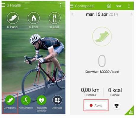 Galaxy S5 Come usare il contapassi per fare jogging sul telefono Samsung