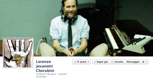 La pagina pubblica del cantante Lorenzo Jovanotti (facebook.com/lorenzo.jovanotti.cherubini)